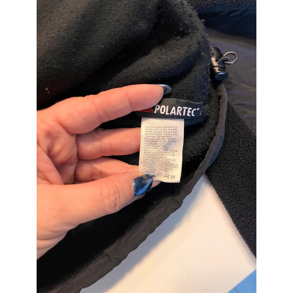The North Face Black Denali Fleece 800 Polartec Full Zip Up Jacket Size Large - Picture 5 of 9